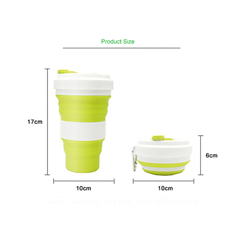 Original save spare bottle rubber silicone foldable cup tea with good price for sale