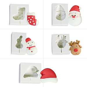 Factory Price Christmas Silicone Fondant Mold Cake Decorating