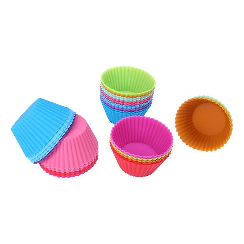 new silicone mini cupcake baking tray molds cups