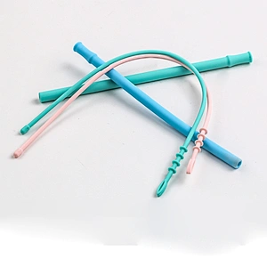 New Product Ideas Portable Eco Friendly Collapsible Silicone Drinking Reusable Straw Supplier