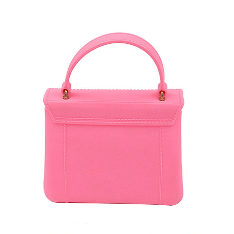 Fashion handbag silicone bag with factory price shoulder bag