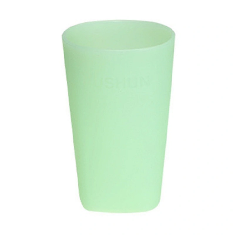 Customized food grade reusable silicone coffee cup folding sport bottle squeeze travel mug with wholesale price