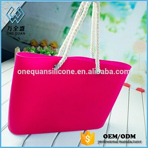 Hot Sell Silicone Tote Bag,Silicone Beach Bag,Silicone Rubber Bag