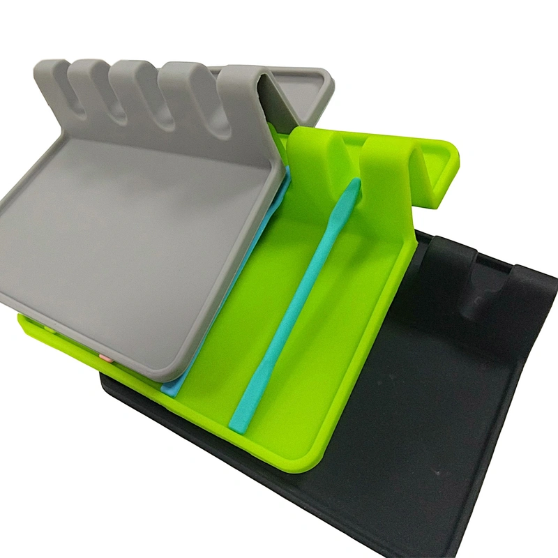 Food Grade Silicone Spoon and Fork Holder  Kitchen Utensil