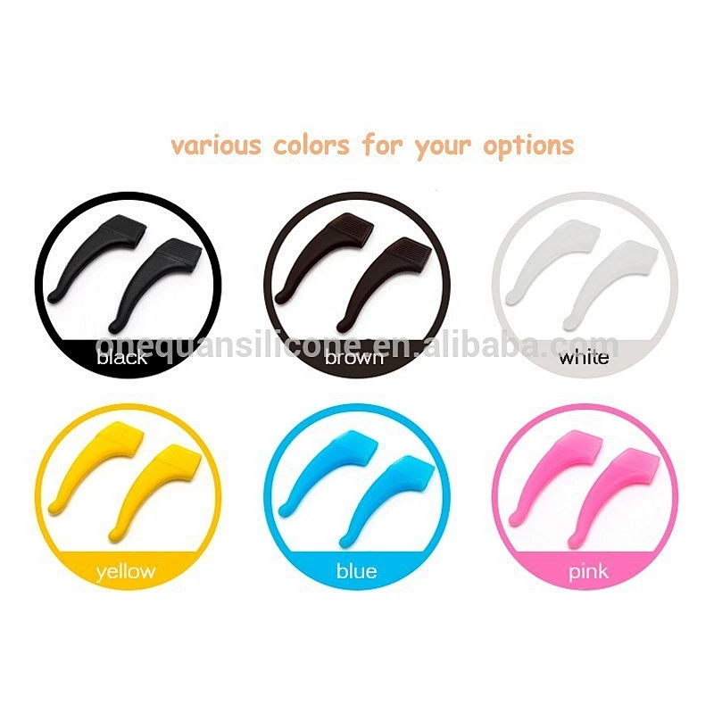 36mm wholesale adjustable silicone eyewear retainers sunglass strap silicone sun glasses ear hook