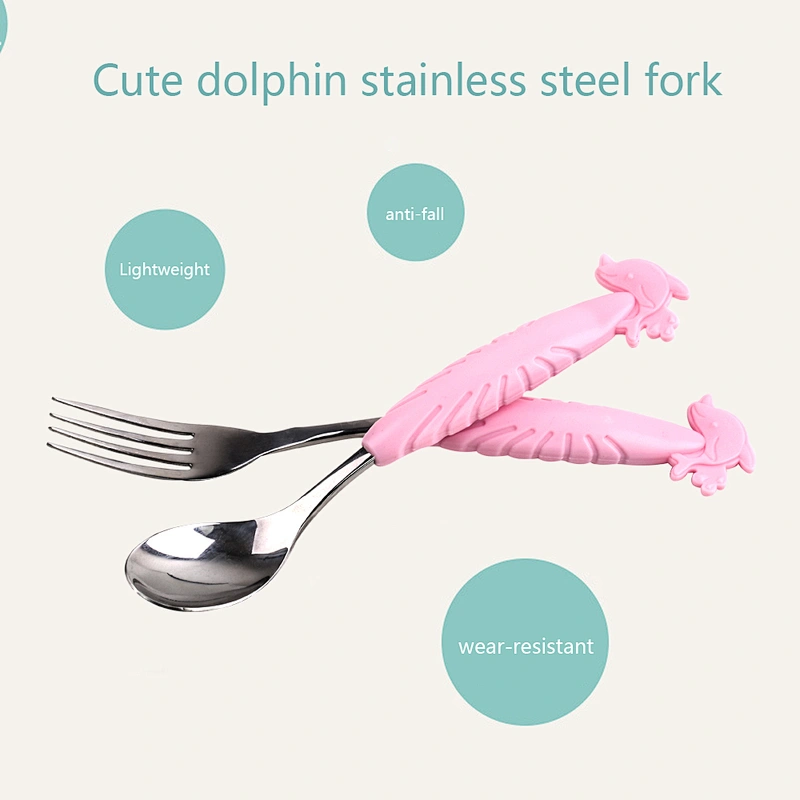 Original integrated electronics silicone trainer spoon tablespoon spoons for eating