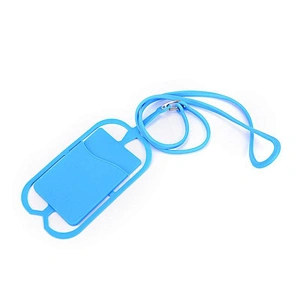 NEW DESIGN Silicone Cell Phone Card Holder Case for Mens Women Credit Card