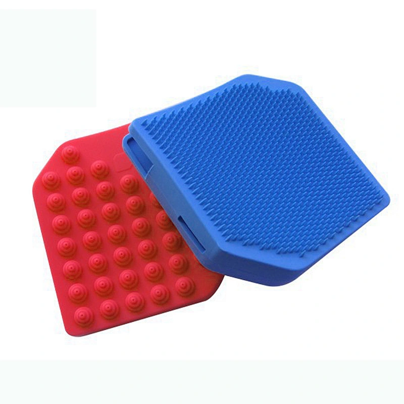 Wholesale Promotional Soft Back Brush Blue Body Silicone Body Scrubber