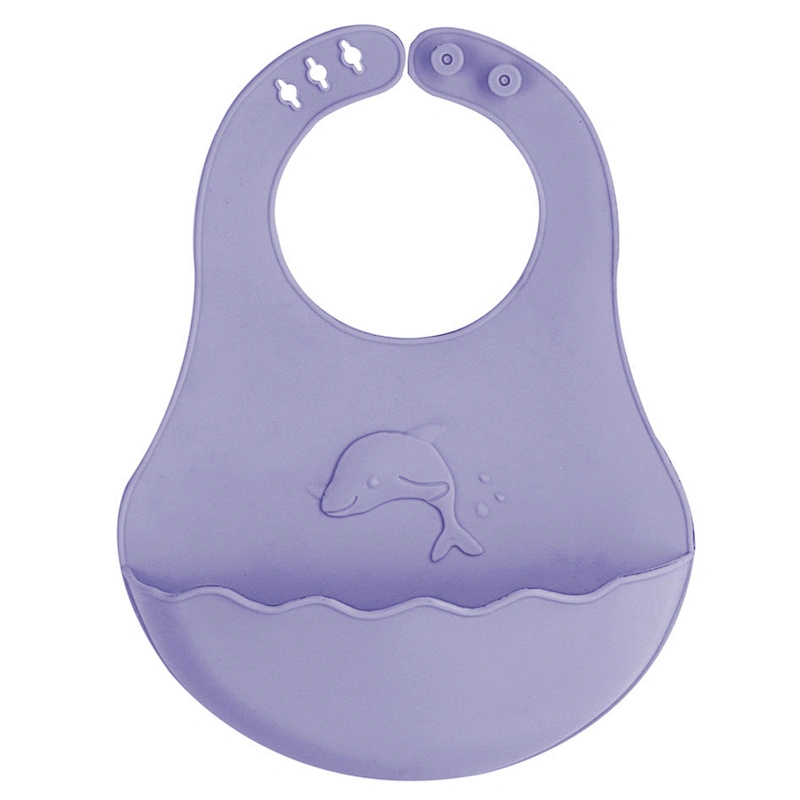 Silicone Baby Bibs For Boys and Girls Premium Quality Organic Comfortable Adjustable Dishwasher Safe