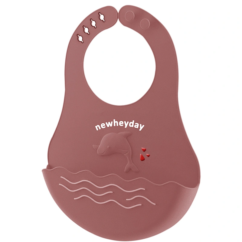 Food Silicone Grade Factory Wholesale Waterproof Baby Bibs for Feeding Kids Silicone Bibs
