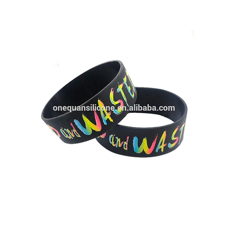 2019 Popular fashion personalized silicone rubber bracelets for gifts