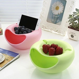 Smiley Bowl Dry Fruit Melon Seeds Candy Garbage Holder Jewelry Cosmetic Tableware Storage Box Perfect For Seeds Nuts And D