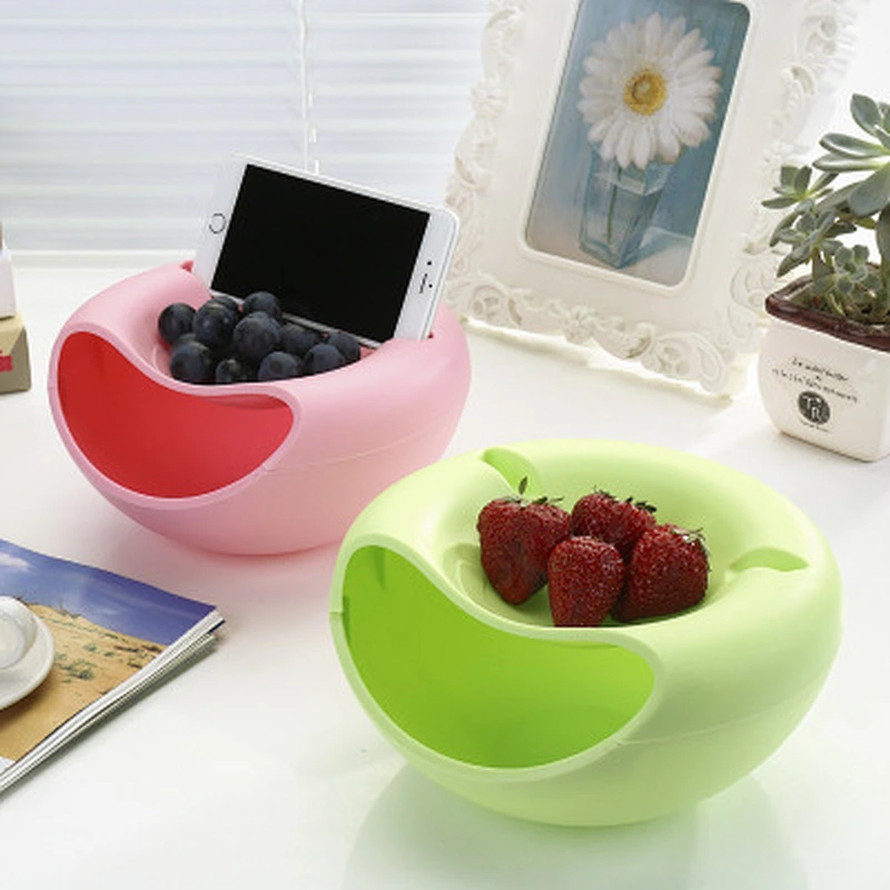 Smiley Bowl Dry Fruit Melon Seeds Candy Garbage Holder Jewelry Cosmetic Tableware Storage Box Perfect For Seeds Nuts And D