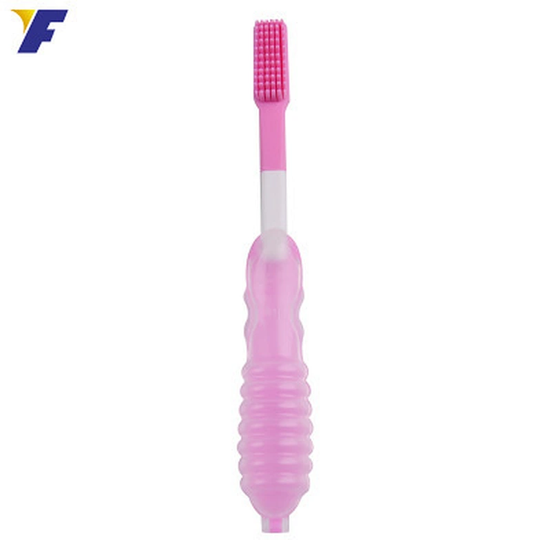 Silicone high quality custom logo adult bamboo travel toothbrush hotel