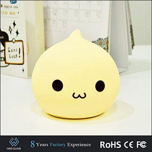 Soft Cover Kids Silicone Toy Night Light LED Night Light Lamp Colorful Lighting