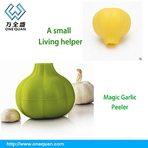 Kitchen Practical Tool Silicone High Quality OEM Food Grade Easy Useful Garlic Skin Remover