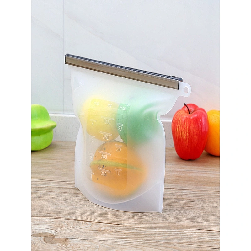 Customized silicone food storage bag set reusable new design prices