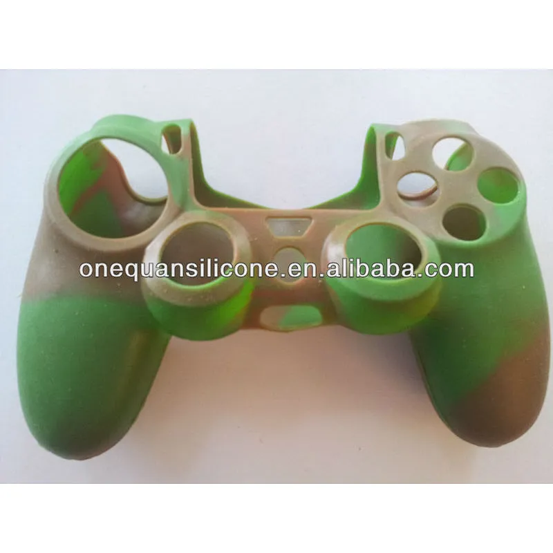 New cover for ps4 controller,full set buttons for ps4 controllersilicone cover for ps4 controller