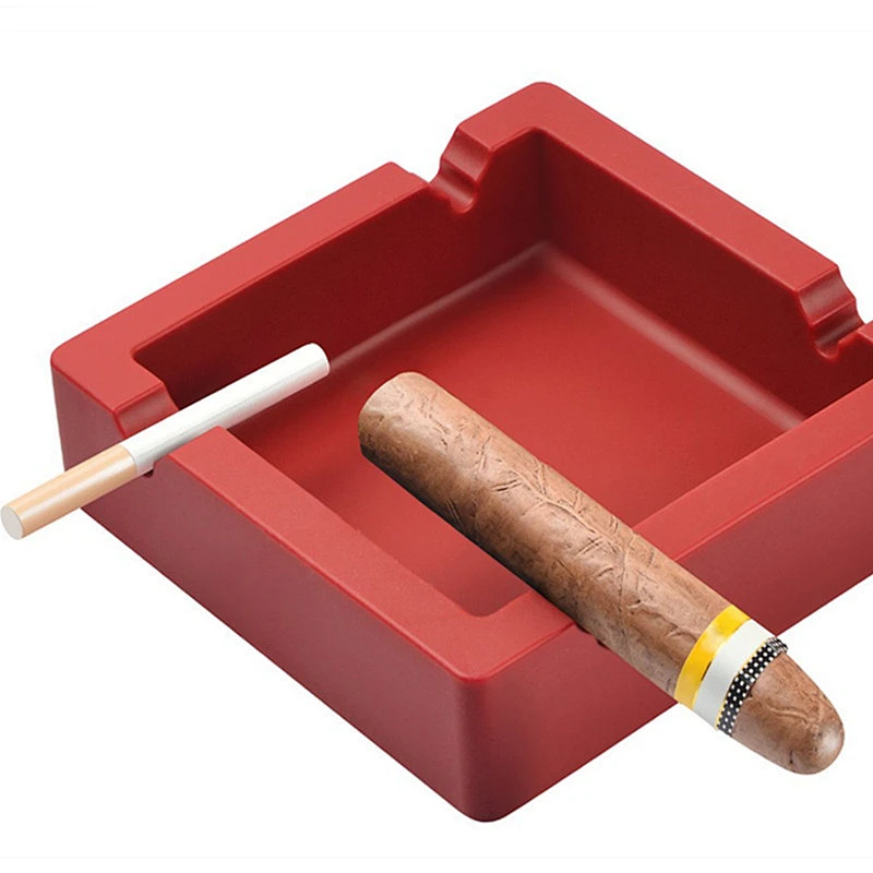 15X15 cm Large Durable and Foldable Cohiba Cigar Silicone Box Ashtray