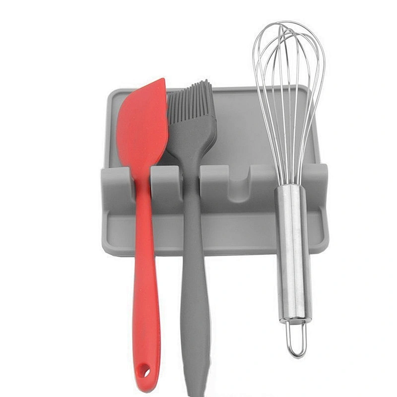 Food Grade Silicone Spoon and Fork Holder  Kitchen Utensil