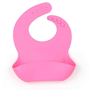 Factory Price Food Grade Foldable Silicone baby bib set Waterproof