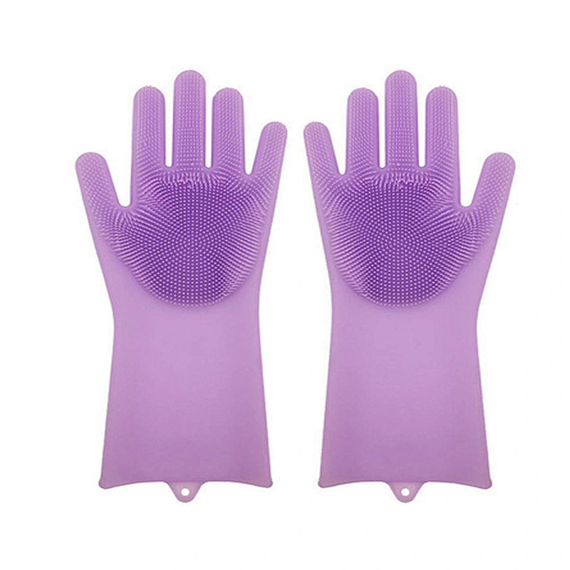Hot Sale Reusable Silicone Dog Glove Brush Waterproof Cleaning Gloves