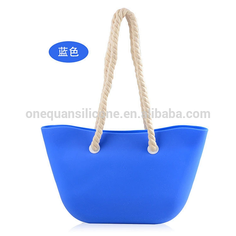Silicone Beach Bag Rubber Durable Beach Tote Bag, Fashion Women Beach Bag