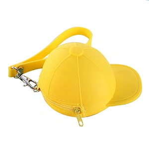Cute Cartoon Candy-colored Silicone Baseball Cap Coin Bags Mini Hats Key Case Silicone Female Female Purse