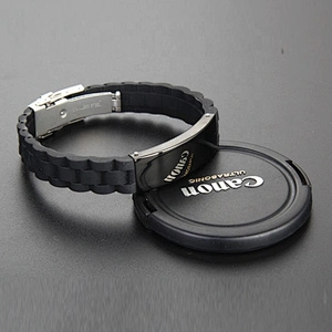 Hot Sale Printing Fashion Silicon Charm Hand Band , Custom Logo Sport Silicone Bracelet