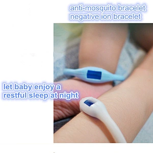 65*45mm negative ion new silicone insect repellent bracelet 2019 mosquito repellent silica gel wristband