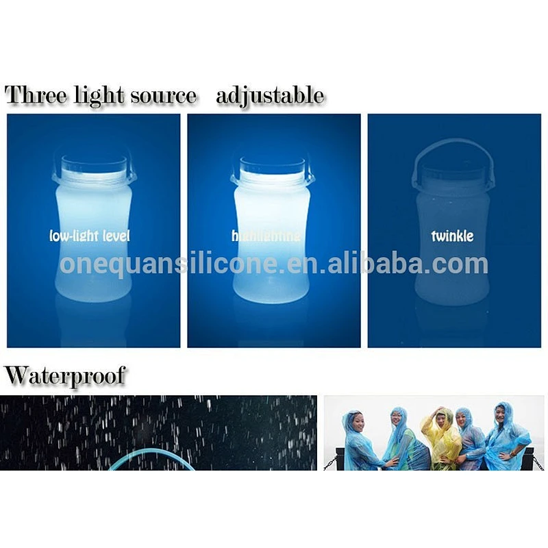2019 new innovative products fashion wholesale silicone outdoor Nightlight