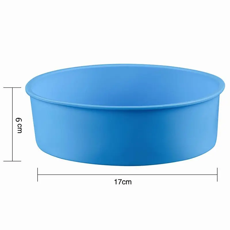 Amazon Best Selling 17X5 cm Mafen Cup Silicon Silicone 3d Cylinder Shape Cake Molds Baking Bread Trays Easy to Clean