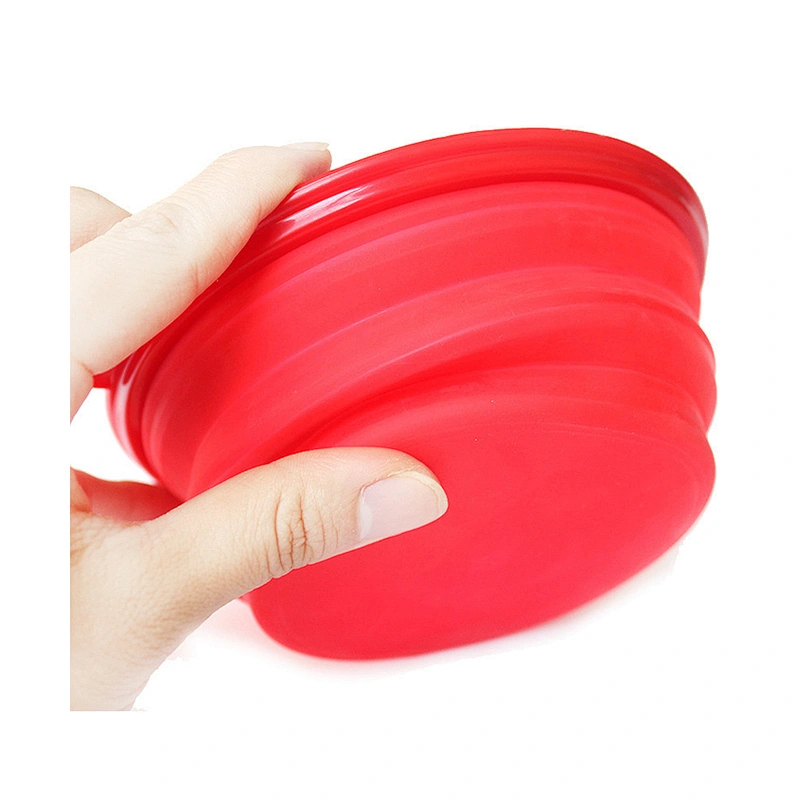 Silicone pet dispos slow clear food bowl dog pet food bowl for pet
