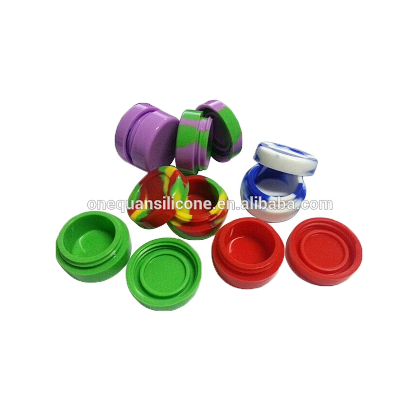 Wholesale Colorful Small Silicone Jar Containers Non Stick Silicone Containers For Gifts