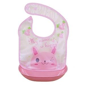 Food Grade Baby Bib PVC Baby Bib Jersey Cotton