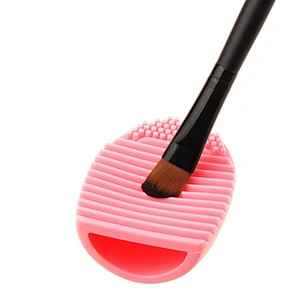 Cleaning Silicone Glove Brush Egg Makeup Brush Washing Scrubber Board Cosmetic Clean Tools