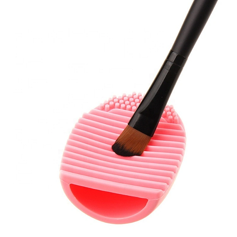 Cleaning Silicone Glove Brush Egg Makeup Brush Washing Scrubber Board Cosmetic Clean Tools