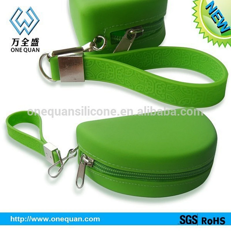 New Design High Quality Heart Shape Mini Silicone  Animal Coin Bags