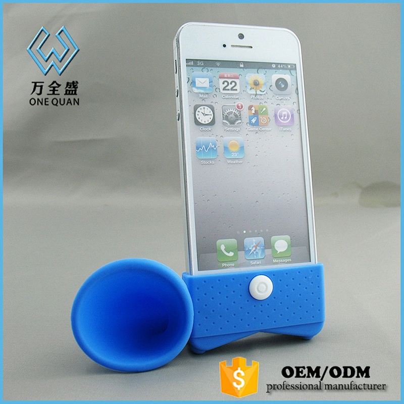 Silicone Horn Stand Speaker compatible with Apple for iPhone 6 Plus for iPhone 6s Plus 5.5 inch
