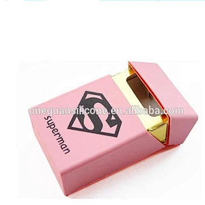Silicone protective cigarette box blank