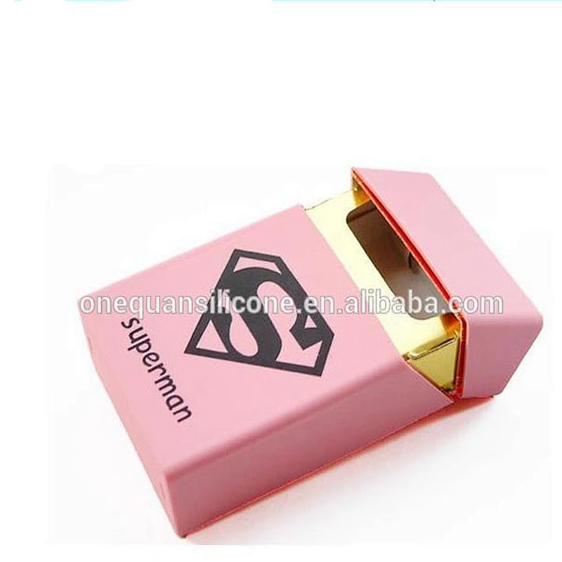 Silicone protective cigarette box blank