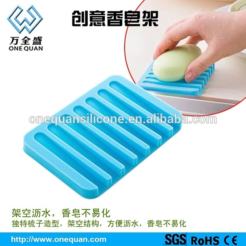Special design durable silicone soap holder for hotel