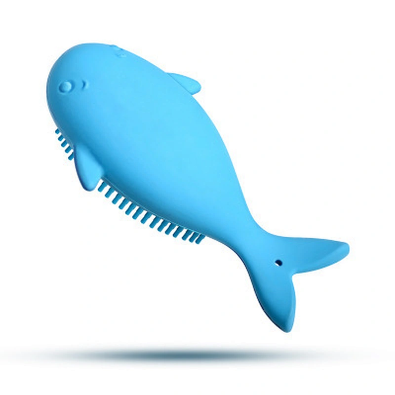 Dolphin shape Massage Brush Bath/multiple baby hair brush/best face brush cleanser