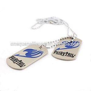 Low Price Metal Brass Blank Pet Dog Tags With Ball Chain