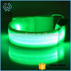 High Quality Adjustable Comfortable Safety Led Armband For Arm Safety
