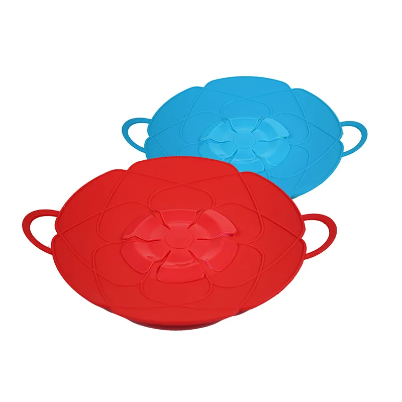 New Design Anti-Splash Silicone Cover Spill Stopper Pot Lid for Cookware Parts