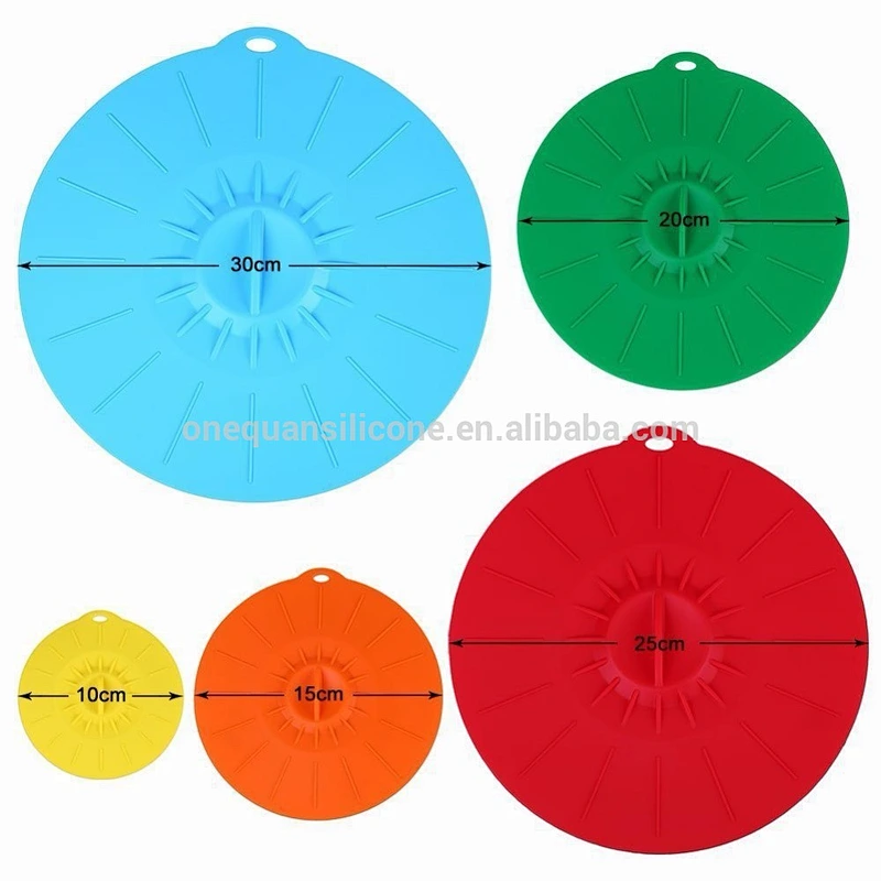 High Quality Anti-dust Silicone Cup Cover Coffee Suction Seal Lid Cap Silicone Cover For Food