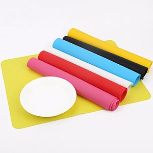 Wholesale custom printed silicone children breakfast placemat
