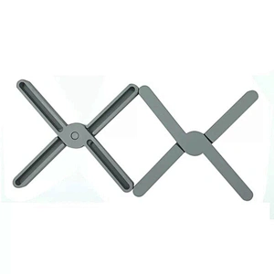 2020 New Creative Cross Silicone Pot Mat Folding Silicone Insulation Mat