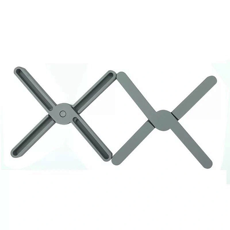 2020 New Creative Cross Silicone Pot Mat Folding Silicone Insulation Mat